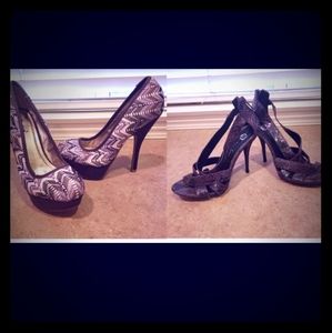 Michael Antonio purple heel bundle